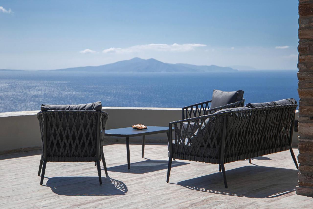 Acron Andros - Luxury Villa With Private Pool Korthio Esterno foto