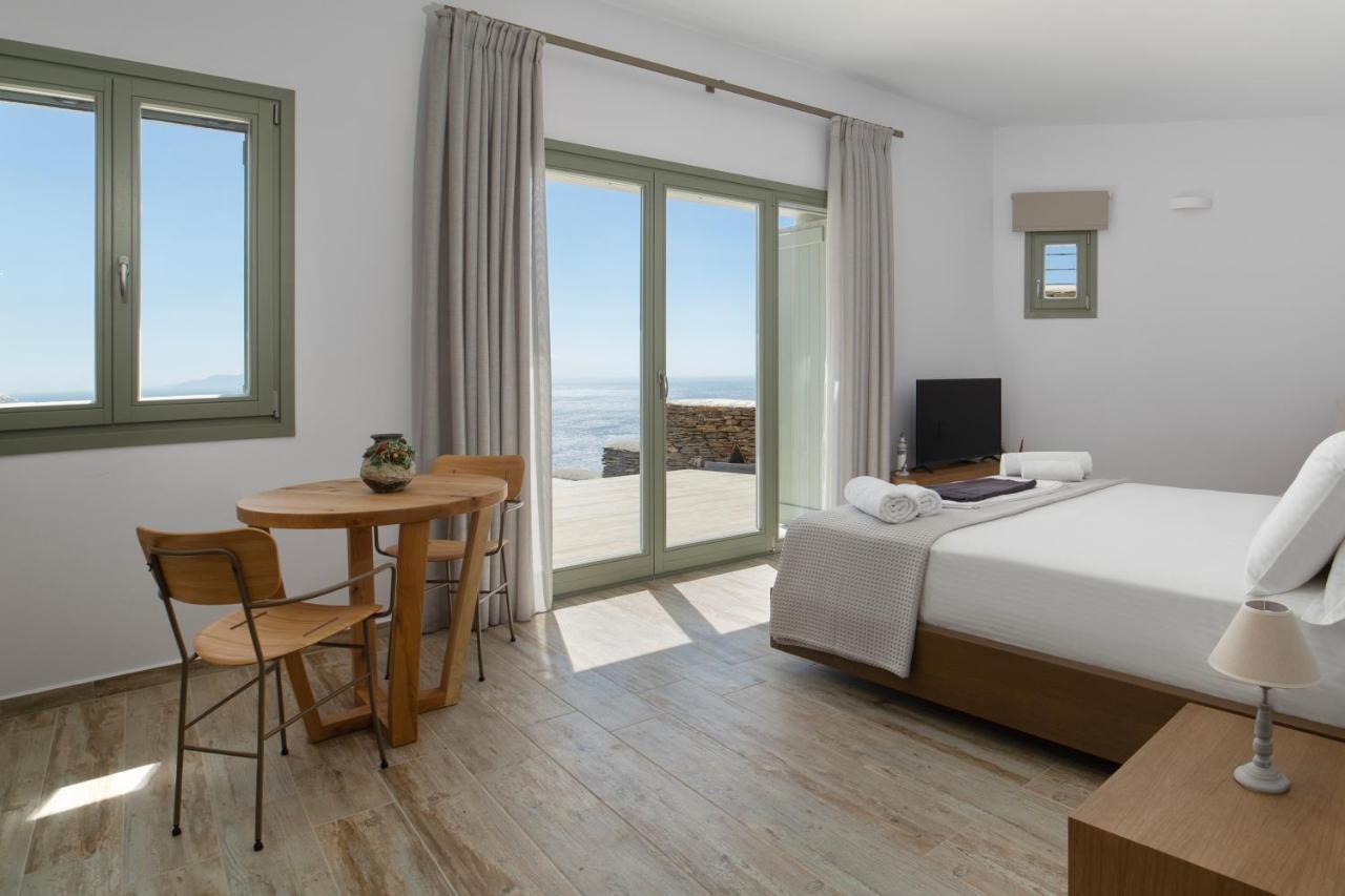 Acron Andros - Luxury Villa With Private Pool Korthio Esterno foto