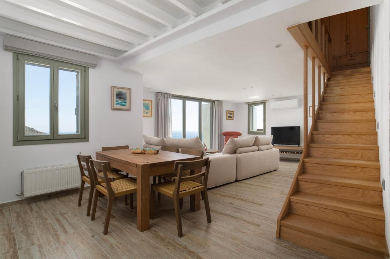 Acron Andros - Luxury Villa With Private Pool Korthio Esterno foto