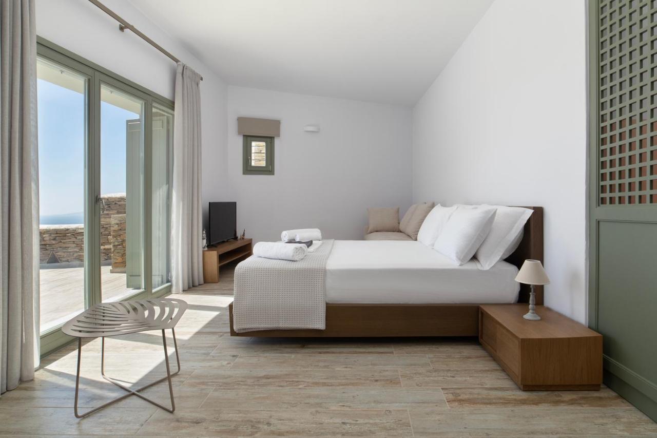 Acron Andros - Luxury Villa With Private Pool Korthio Esterno foto