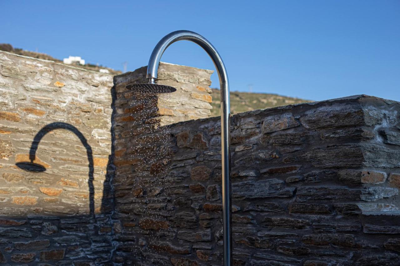 Acron Andros - Luxury Villa With Private Pool Korthio Esterno foto
